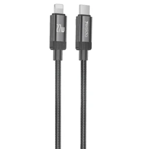 کابل فست شارژر کنفی مدل تایپ سی به لایتنینگ با سرعت 27W مدل Yesido CA204P (100% اورجینال)