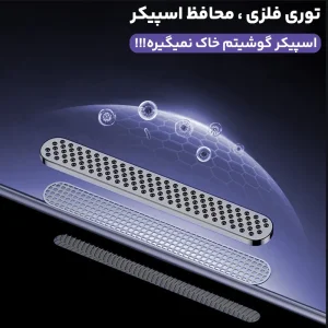 گلس پرایوسی 360 درجه مناسب برای iPhone 11 / iPhone XR به همراه توری اسپیکر (بدون حاشیه مشکی)