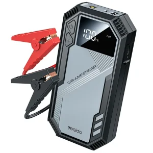 جامپ استارتر و پاوربانک مدل 800A 6000Mah از برند YESIDO VC11 (100% اورجینال)