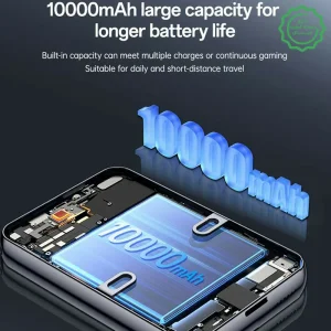 پاوربانک و کنسول گیم به همراه کابل مدل 20W 10.000Mah از برند YESIDO YP87 (100% اورجینال)