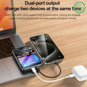 پاوربانک و کنسول گیم به همراه کابل مدل 20W 10.000Mah از برند YESIDO YP87 (100% اورجینال)