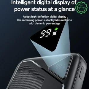 پاوربانک 20.000Mah فست شارژ مدل سه پورت با توان ماکزیمم 22.5W از برند YESIDO YP83 (100% اورجینال)