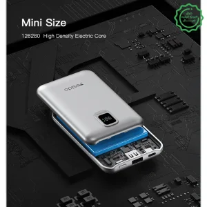 پاوربانک 10.000Mah به همراه کابل شارژ مدل نمایشگردار توان 22.5W از برند YESIDO YP48 (100% اورجینال)