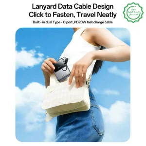 پاوربانک 20.000Mah سه پورت به همراه کابل با توان 22.5W از برند YESIDO YP96 (100% اورجینال)