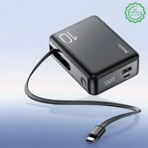 پاوربانک فست شارژ 10.000Mah به همراه کابل با توان 22.5W از برند YESIDO YP70 (100% اورجینال)