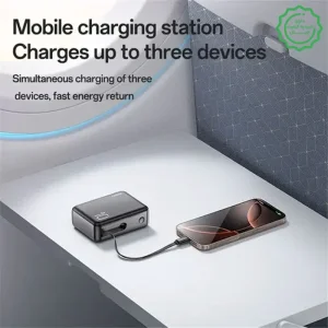 پاوربانک فست شارژ 10.000Mah به همراه کابل با توان 22.5W از برند YESIDO YP70 (100% اورجینال)