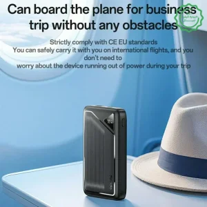 پاوربانک فست شارژ به همراه دو کابل 10.000Mah با توان 22.5W از برند YESIDO YP84 (100% اورجینال)