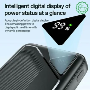 پاوربانک فست شارژ به همراه دو کابل 10.000Mah با توان 22.5W از برند YESIDO YP84 (100% اورجینال)