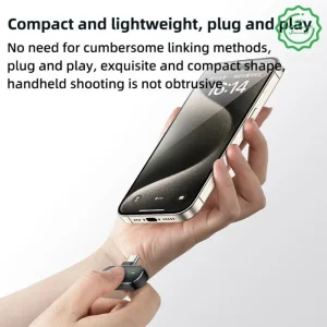 میکروفن یقه ای بیسیم مدل دو عددی تایپ سی Lavalier Mic AI Noise Reduction از برند YESIDO KR17 (100% اورجینال)