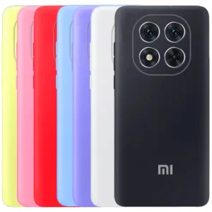 کاور سیلیکونی تک رنگ اورجینال Xiaomi Redmi Note 15 Pro Plus مدل پاک کنی