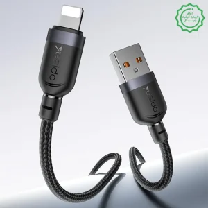 کابل کنفی آیفونی 30 سانتی مدل 12 وات از برند YESIDO CA131L (100% اورجینال)