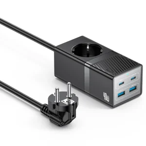 مبدل برق و شارژر چندراهی 40 وات Gan مدل 10A 2500W Power Ranting  از برند YESIDO MC35 (100% اورجینال)