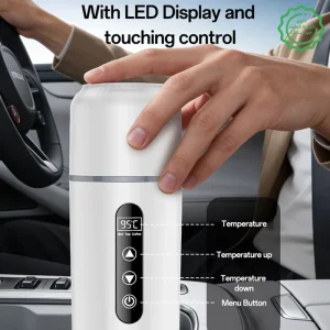 فلاسک و لیوان هوشمند 0.5 لیتری مدل Stanless Interior از برند YESIDO VC20 (100% اورجینال)