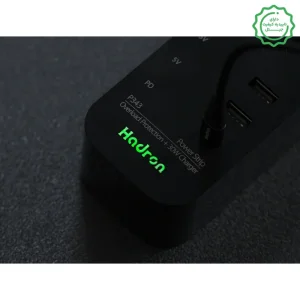 چندراهی برق شارژردار و محافظ جریان هارمونیک با کابل 1.8 متری و توان 30 وات مدل Hadron P343