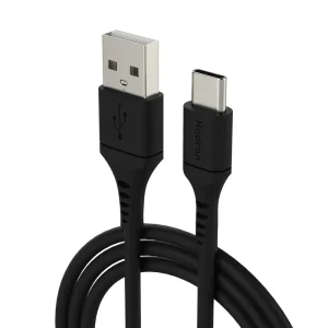 کابل شارژ و انتقال دیتا 2.4 آمپر به طول 1 متر USB-A To USB-C از برند Hadron HTC-A-C01 (شرکتی اورجینال+گارانتی)