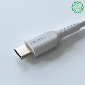 کابل شارژ و انتقال دیتا 2.4 آمپر به طول 1 متر USB-A To USB-C از برند Hadron HTC-A-C01 (شرکتی اورجینال+گارانتی)