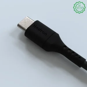 کابل شارژ و انتقال دیتا 3 آمپر گواهی MFI به طول 1 متر Lightning To USB-C از برند Hadron HTC-C-L01 (شرکتی اورجینال+گارانتی)