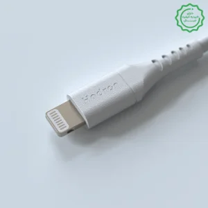 کابل شارژ و انتقال دیتا 3 آمپر گواهی MFI به طول 1 متر Lightning To USB-C از برند Hadron HTC-C-L01 (شرکتی اورجینال+گارانتی)