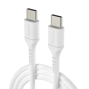 کابل شارژ و انتقال دیتا 3 آمپر به طول 1 متر USB-C To USB-C از برند Hadron HTC-C-C01 (شرکتی اورجینال+گارانتی)