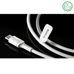 کابل شارژ و انتقال دیتا 3 آمپر به طول 1 متر USB-C To USB-C از برند Hadron HTC-C-C01 (شرکتی اورجینال+گارانتی)
