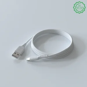 کابل شارژ و انتقال دیتا 2.4 آمپر گواهی MFI به طول 1 متر Lightning To USB-A از برند Hadron HTC-A-L01 (شرکتی اورجینال+گارانتی)