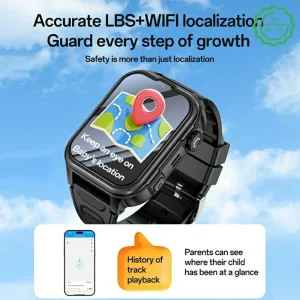 ساعت هوشمند کودکانه مدل GPS دار ضدآب IP67 از برند YESIDO IO37 (100% اورجینال)