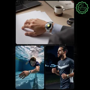 ساعت مچی هوشمند 1.43 اینچ مدل ضدآب 3ATM صفحه AMOLED HD از برند YESIDO IO34 (100% اورجینال)