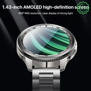 ساعت مچی هوشمند 1.43 اینچ مدل ضدآب 3ATM صفحه AMOLED HD از برند YESIDO IO34 (100% اورجینال)