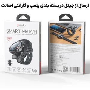 ساعت هوشمند هدست بلوتوث دار مدل 1.46 اینچ High Resolution از برند YESIDO IO50 (100% اورجینال)