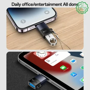 مبدل لایتنینگ آیفون به یو اس بی مدل USB2.0 480mbps از برند YESIDO GS32 (100% اورجینال)