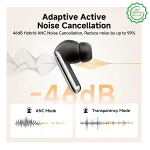 ایرفون وایرلس مدل ANC+ENC Hi-Res Audio از برند کیو سی وای مدل QCY MeloBuds Pro (100% اورجینال+گارانتی شرکتی)