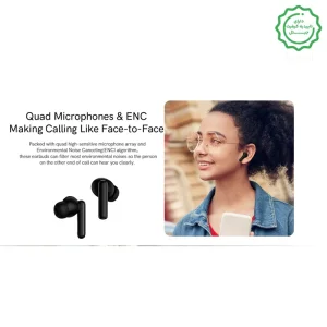 ایربادز وایرلس مدل ANC 6-Mic 13mm Dynamic Driver مدل QCY T13 Pro (100% اورجینال+گارانتی شرکتی)