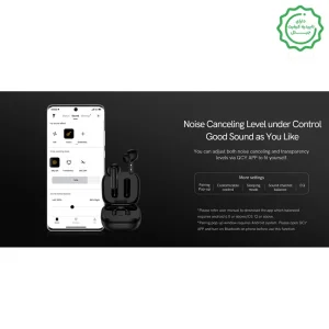 ایربادز وایرلس مدل ANC 6-Mic 13mm Dynamic Driver مدل QCY T13 Pro (100% اورجینال+گارانتی شرکتی)