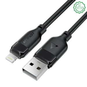 کابل شارژ Lightning به USB به طول 1.2M و توان 2.4A مدل AceFast C16-02 (نسخه اورجینال + گارانتی شرکتی)
