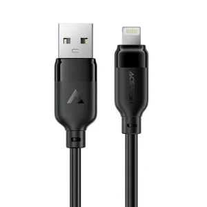 کابل شارژ Lightning به USB به طول 1.2M و توان 2.4A مدل AceFast C16-02 (نسخه اورجینال + گارانتی شرکتی)