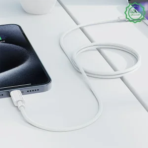 کابل کنفی فست شارژ USB-C به USB-C به طول 1.2M و توان 60W مدل AceFast C18-03 (نسخه اورجینال + گارانتی شرکتی)