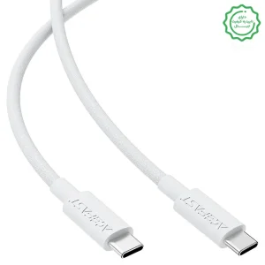 کابل کنفی فست شارژ USB-C به USB-C به طول 1.2M و توان 60W مدل AceFast C18-03 (نسخه اورجینال + گارانتی شرکتی)