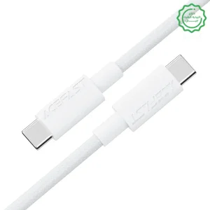 کابل کنفی فست شارژ USB-C به USB-C به طول 1.2M و توان 60W مدل AceFast C18-03 (نسخه اورجینال + گارانتی شرکتی)