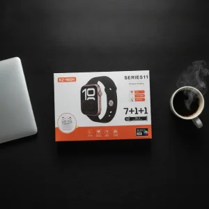 پکیج ساعت هوشمند شامل 7 عدد بند همراه به همراه هدست بلوتوثی مدل KZ-W24 Series 11