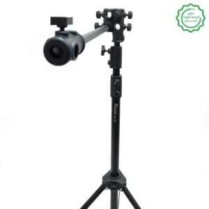 سه پایه دوربین تولید محتوا به همراه میله افقی مدل T شو با قابلیت تنظیم ارتفاع مدل Panasun M2 905