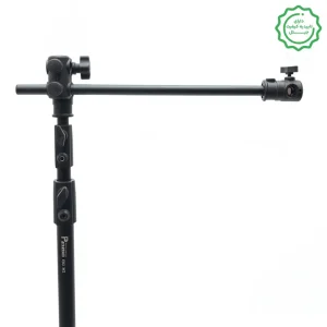 سه پایه دوربین تولید محتوا به همراه میله افقی مدل T شو با قابلیت تنظیم ارتفاع مدل Panasun M2 905