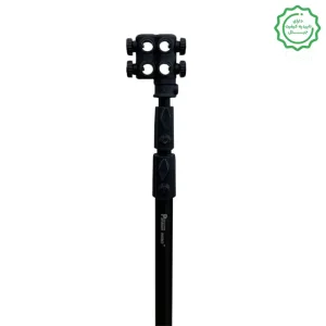 سه پایه دوربین تولید محتوا به همراه میله افقی مدل T شو با قابلیت تنظیم ارتفاع مدل Panasun M2 905