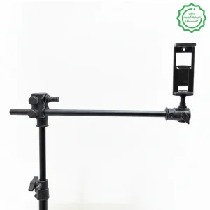 سه پایه دوربین تولید محتوا به همراه میله افقی مدل T شو با قابلیت تنظیم ارتفاع مدل Panasun M2 905