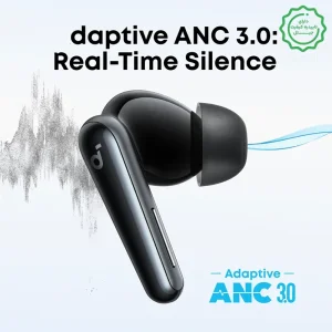 هدست بلوتوثی با قابلیت  Adaptive ANC 3.0 از برند انکر مدل SoundCore Liberty 5 (نسخه اورجینال +  گارانتی شرکتی)