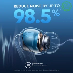 هدست بلوتوثی با قابلیت  Adaptive ANC 2.0 از برند انکر مدل SoundCore Liberty 4 NC (نسخه اورجینال +  گارانتی شرکتی)
