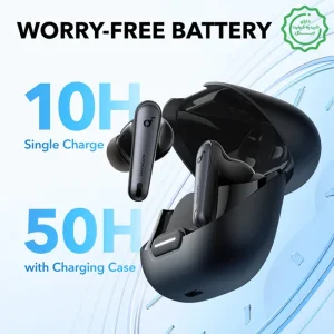 هدست بلوتوثی با قابلیت  Adaptive ANC 2.0 از برند انکر مدل SoundCore Liberty 4 NC (نسخه اورجینال +  گارانتی شرکتی)