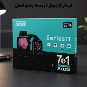 ساعت هوشمند شامل 7 عدد بند همراه مدل KZ-W38 Series 11