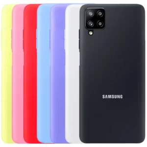 کاور سیلیکونی تک رنگ اورجینال Samsung Galaxy M32 مدل پاک کنی اصل