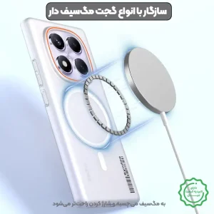 قاب نیمه مات فوق نازک از برند Soft Sanding برای Xiaomi Redmi Note 15 Pro 4G با پشتیبانی مگ سیف