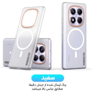 قاب نیمه مات فوق نازک از برند Soft Sanding برای Xiaomi Redmi Note 15 Pro 4G با پشتیبانی مگ سیف